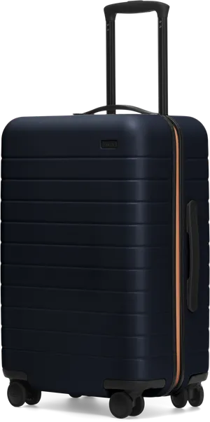 Black Hardshell Carry On Luggage PNG image