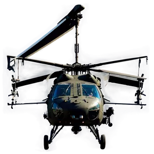 Black Hawk Attack Helicopter Png 06252024 PNG image