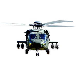 Black Hawk Command Helicopter Png 06252024 PNG image