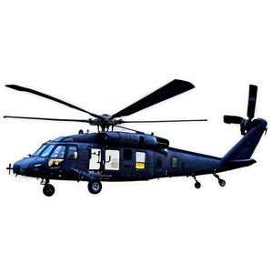 Black Hawk Helicopter Aerial View PNG Jul PNG