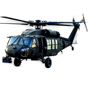 Black Hawk Helicopter At Dawn PNG 93