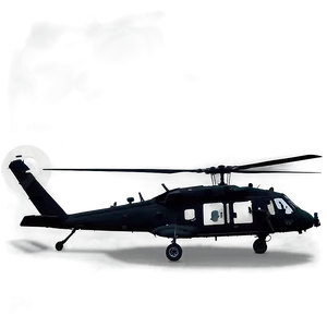 Black Hawk Helicopter At Dawn Png Hup90 PNG image