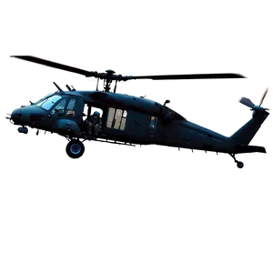 Black Hawk Helicopter Crew Png 06252024 PNG image