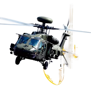 Black Hawk Helicopter Door Gunner Png 06252024 PNG image