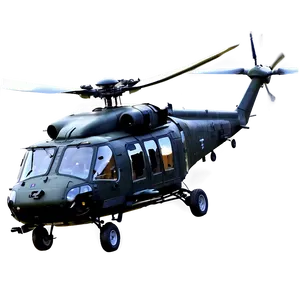 Black Hawk Helicopter Hovering PNG Slr21 PNG