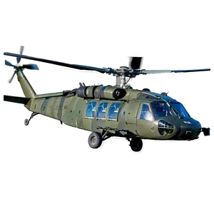 Black Hawk Helicopter In Action PNG Mqs60 PNG