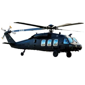 Black Hawk Helicopter Landing Png 06252024 PNG image