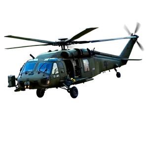 Black Hawk Helicopter On Mission Png Tte47 PNG image