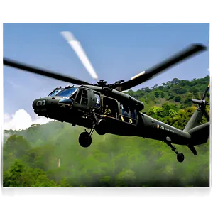 Black Hawk Helicopter Refueling PNG 63