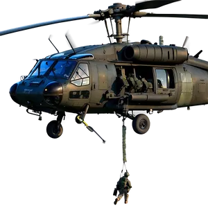 Black Hawk Helicopter Side View PNG Afg PNG