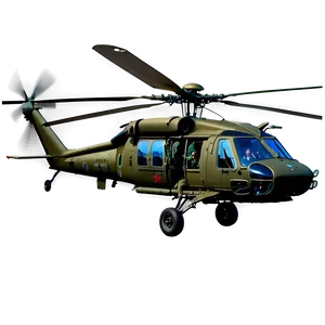 Black Hawk Helicopter Support Mission Png Uwo PNG image