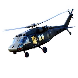Black Hawk Training Helicopter PNG 61 PNG