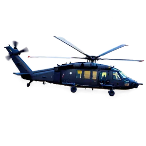 Black Hawk Utility Helicopter Png 4 PNG image