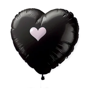 Black Heart Balloon PNG Nyc48 PNG