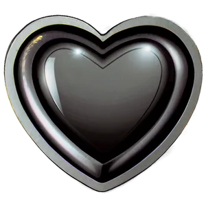 Black Heart Button PNG 48 PNG
