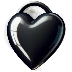 Black Heart Button PNG 71 PNG