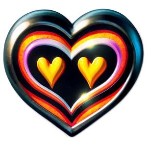 Black Heart Button PNG Tfy89 PNG