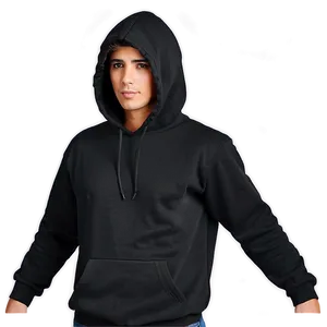 Black Hooded Sweater PNG Tgm PNG