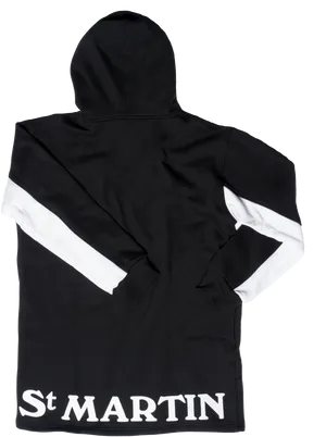 Black Hoodie St Martin Design PNG image