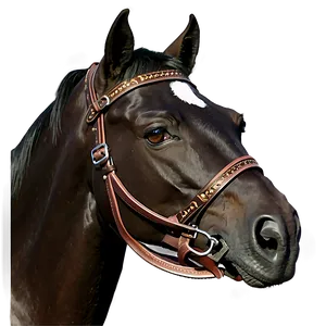 Black Horse Bridle And Saddle PNG 94 PNG