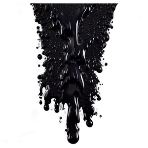 Black Ink Drop Splatter PNG 2 PNG