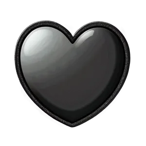 Black Instagram Heart Png 16 PNG image