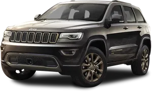 Black Jeep Grand Cherokee S U V