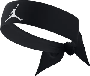 Black Jumpman Headband Sport Accessory PNG image
