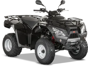 Black K Y M C O A T V Offroad Vehicle PNG
