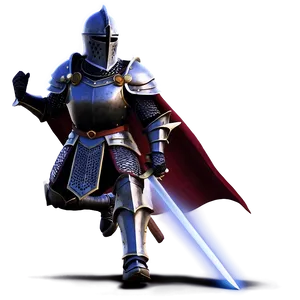 Black Knight Charging PNG 91