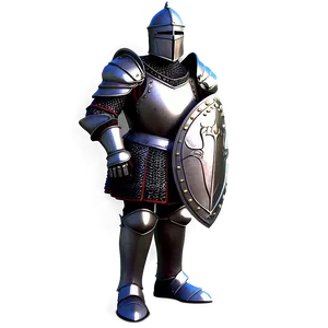 Black Knight In Armor PNG 26