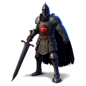 Black Knight In The Shadows PNG 06272024 PNG