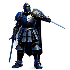 Black Knight Standing PNG Fnd19
