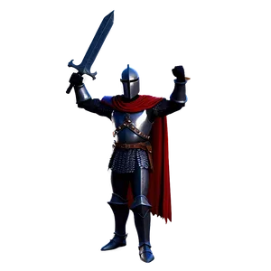 Black Knight Victory Pose PNG 06272024 PNG