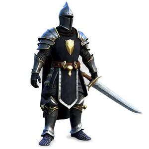 Black Knight Warrior PNG 06272024