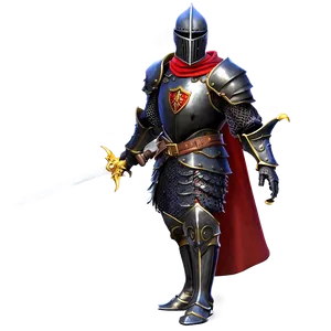 Black Knight Warrior PNG 45