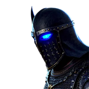 Black Knight With Glowing Eyes PNG 06272024 PNG