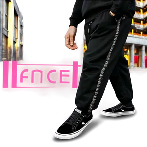 Black Knit Pants PNG Spr96 PNG