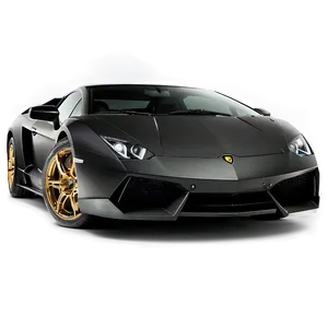 Black Lamborghini PNG Cjm