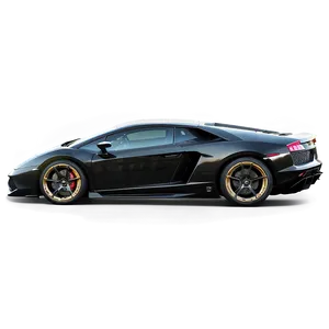 Black Lamborghini PNG Tns