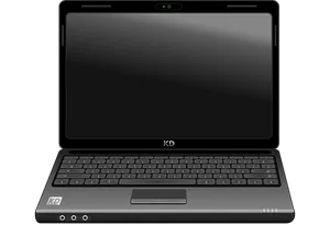 Black Laptop Graphic
