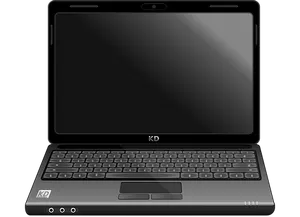 Black Laptop Illustration PNG image