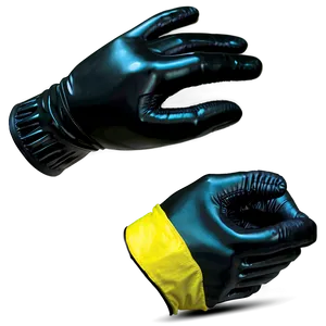 Black Latex Gloves Png 15 PNG image