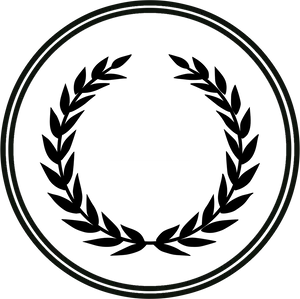 Black Laurel Wreath Graphic