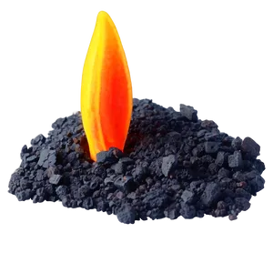 Black Lava Salt PNG 30