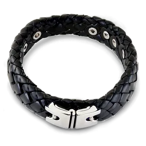 Black Leather Bracelet Png 57 PNG image