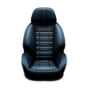 Black Leather Car Seat PNG Ahg PNG