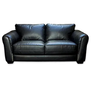 Black Leather Couch Png 59 PNG image