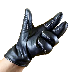 Black Leather Gloves PNG Wja PNG
