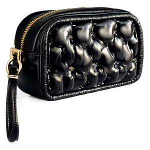 Black Leather Handbag Png Aej46 PNG image